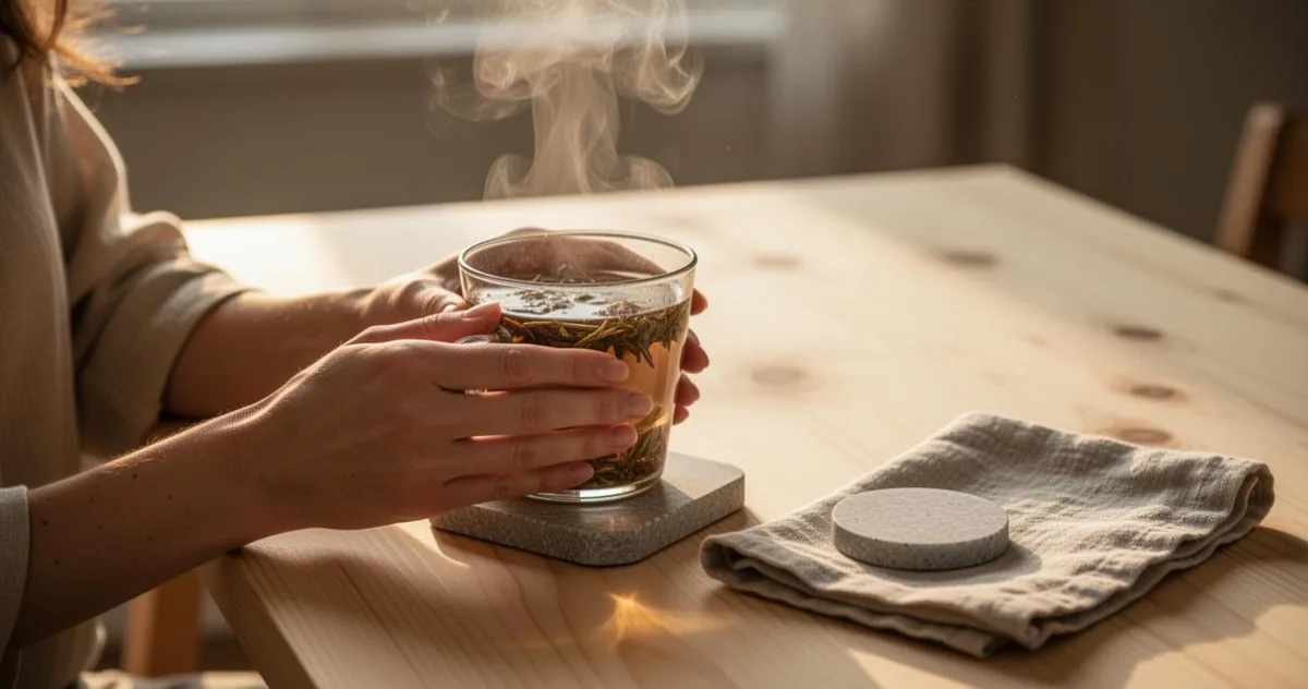 L'art de recevoir : pourquoi associer une tasse en verre et un dessous de verre pour vos infusions de sarrasin ? – image 2