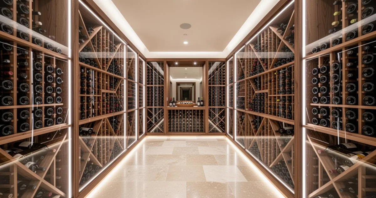 Optimiser le stockage de vos vins : entre design d'armoire et éclairage d'exception