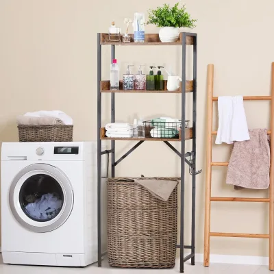 Étagère de rangement 3 niveaux pour toilettes