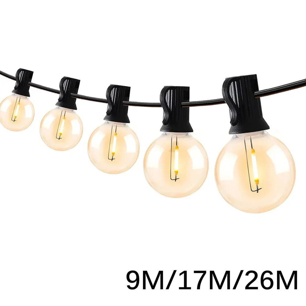 Guirlande lumineuse d'extérieur à ampoules globe