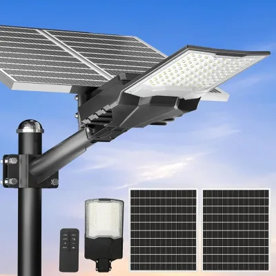 Lampe solaire de rue avec télécommande