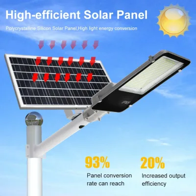 Lampe solaire extérieure à télécommande, aluminium – image 3