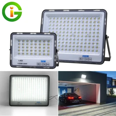 Projecteur LED d'extérieur blanc, boîtier aluminium