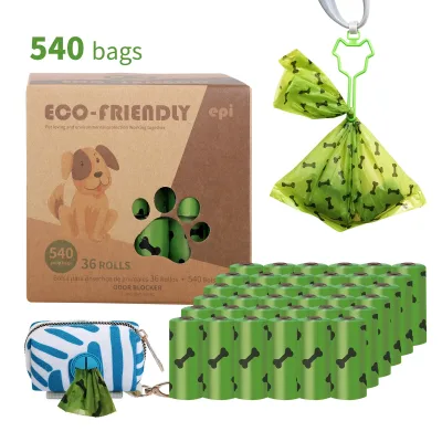 Sacs à déjections canines, 36 rouleaux parfumés