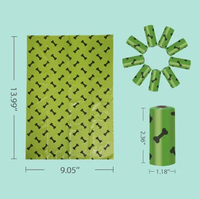 Sacs à déjections canines, 36 rouleaux parfumés – image 2