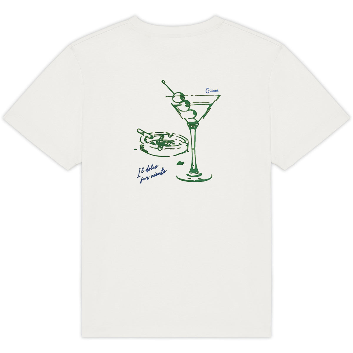 T-shirt oversize - Dry Martini  - dos_0