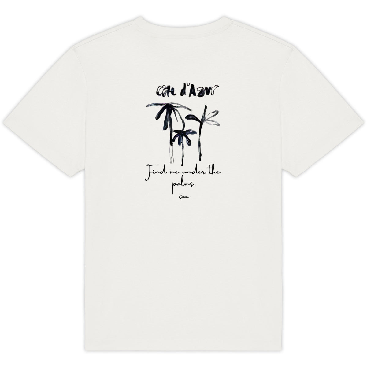 T-shirt oversize Côte d'Azur  - dos_0